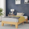 Flash Furniture Natural Pine Twin Size Solid Wood Platform Bed YKC-1090-T-NAT-GG